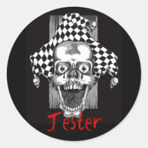 Dead Jester Sticker.