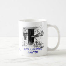 Dead Lawyer™ Civil Liberties Lawyer Coffee Mug