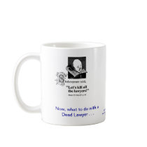 Dead Lawyer™ Divorce Lawyer Coffee Mug