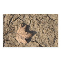 Dead Leaf Rectangular Stickers