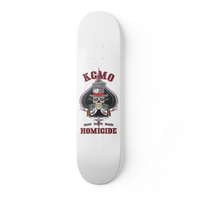 Dead Man's Hand KCMO Homicide Skate Board Decks by MikeLemos