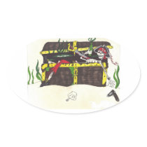Dead Man's Treasure Sticker