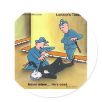 Dead Mime Funny Tees Mugs Cards Gifts Etc Stickers