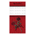 Dead Red Rose Photo Cards