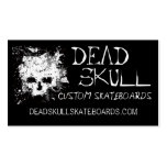 DEAD SKULL SKATEBOARD CO. CARD business cards