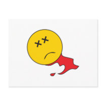 Dead Smiley Face Postcards