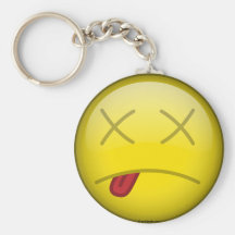 Dead Smiley Keychain