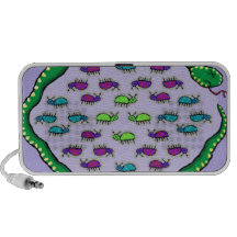 dead snake with bugs portable speaker