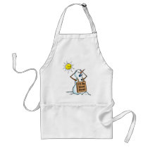 dead snowman apron