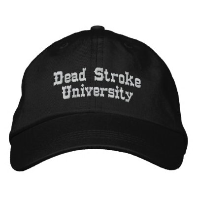 Dead StrokeUniversity Embroidered Baseball Cap by blkjackds12