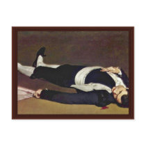 Dead Toreador By Manet Edouard Postcard