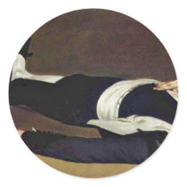 Dead Toreador By Manet Edouard Sticker