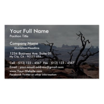Dead tree, Arches National Park, Utah, U.S.A. Business Card Templates