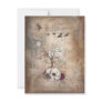 Dead tree dark art invitation card