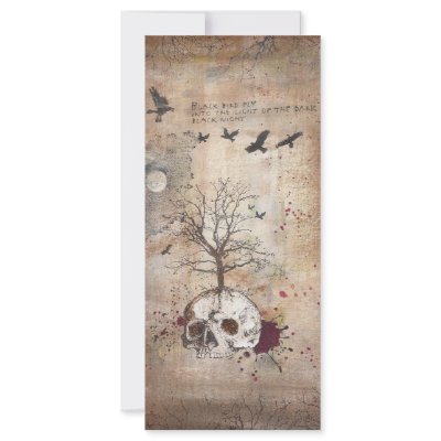 Dead tree dark art customized rack card by marilenz