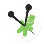 Dead Voodoo Doll Stickers