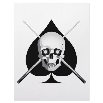Deadly Billiards Ace Letterhead Template by divebargraphics