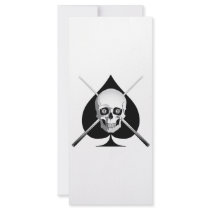 Deadly Billiards Ace Custom Rack Card