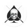 Deadly Billiards Ace Round Stickers