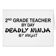 Deadly Ninja by Night Greeting Card