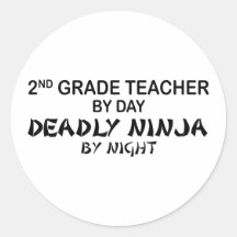 Deadly Ninja by Night Sticker