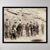 Deadwood Central RR Engineer Corps SD 1888 Poster