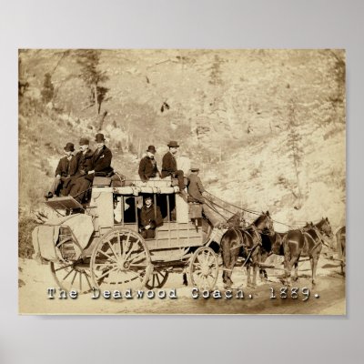 Deadwood Coach 1889 Print by posterbaby