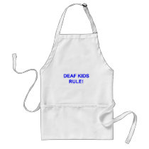 DEAF KID RULE APRON