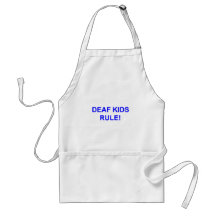 DEAF KID RULE APRON