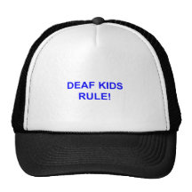 DEAF KID RULE MESH HATS