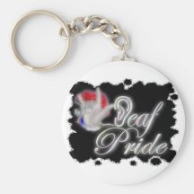 Deaf Pride Keychains