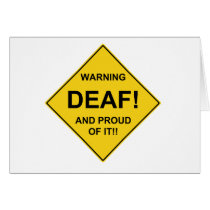 Deaf Proud Greeting Cards