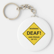 Deaf Proud Key Chain