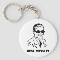 Deal With It Retro keychains
