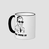 Deal With It Retro mugs