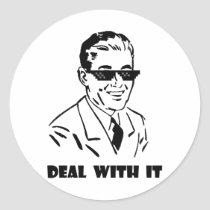 Deal With It Retro stickers