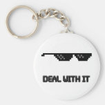 Deal With It Sunglasses Key Chain