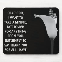 Dear God Mouse Pads