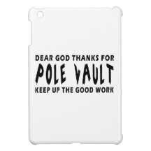 Dear God Thanks For Pole vault iPad Mini Cover