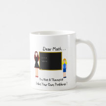 Dear Math . . Mugs