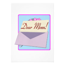 Dear Mom Personalized Invitation