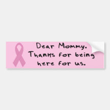 Dear Mommy... Bumper Sticker