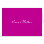 Dear Mother Card