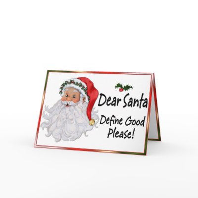 Dear Santa - Christmas Humour by Spice