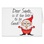 Dear Santa Claus Greeting Cards