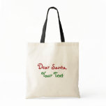 Dear Santa Custom Bags