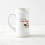 Dear Santa Distressed Border Stein Coffee Mug