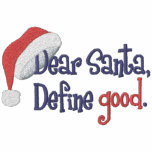 Dear Santa embroidered shirts