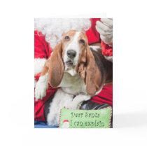 Dear Santa I can Explain Basset Hound