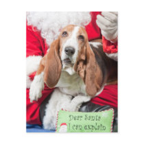 Dear Santa I can Explain Basset Hound